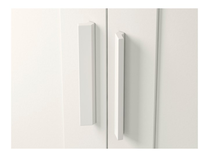 BRIMNES Szafa/3 drzwi Głębokość 50 cm Szerokość 117 cm Płyta MDF Kolor Biały Wysokość 190 cm Typ Gotowa