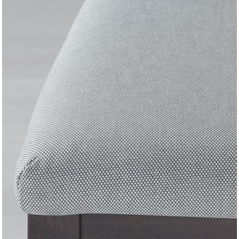 IKEA EKEDALEN / EKEDALEN Stół i 4 krzesła, ciemnobrązowy/Orrsta jasnoszary, 120/180 cm