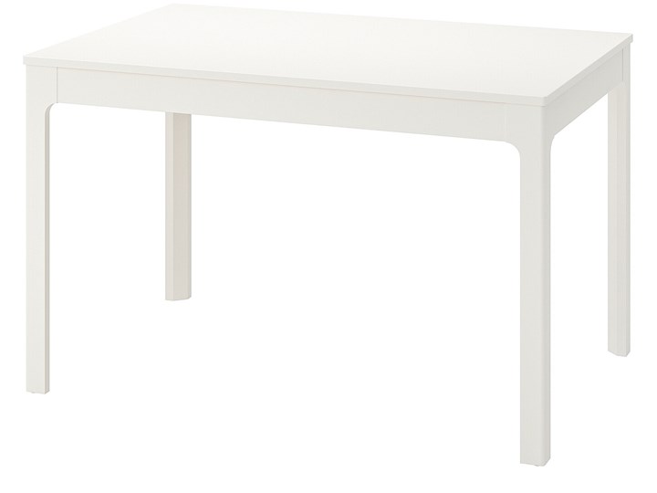 EKEDALEN Stół rozkładany Szerokość 180 cm Długość 180 cm Płyta MDF Długość 120 cm Szerokość 80 cm Wysokość 75 cm Kolor Biały