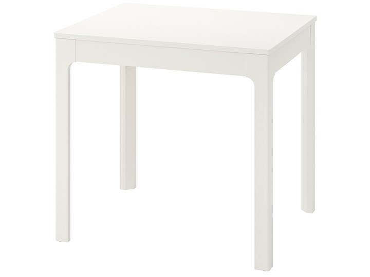 EKEDALEN Stół rozkładany Wysokość 75 cm Szerokość 70 cm Długość 80 cm Długość 120 cm Płyta MDF Kolor Biały