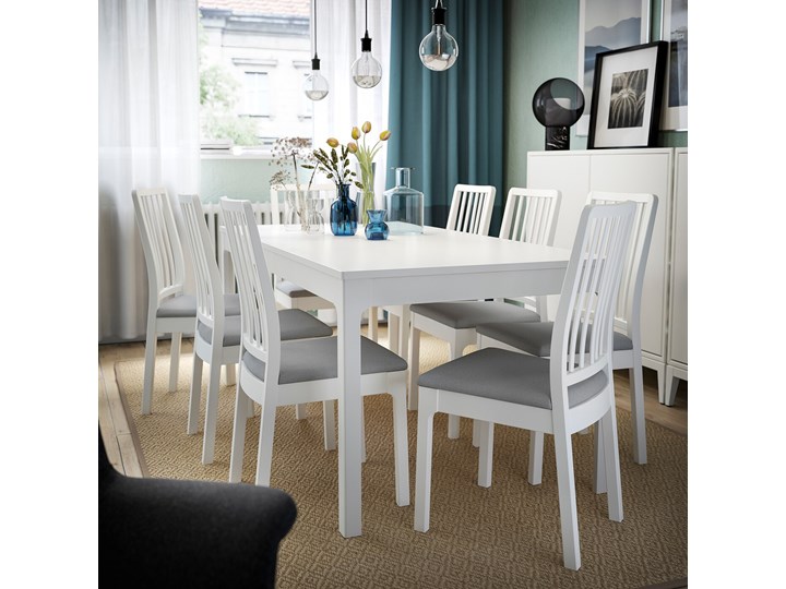 IKEA EKEDALEN Stół rozkładany, Biały, 120/180x80 cm Długość 120 cm Płyta MDF Szerokość 180 cm Kategoria Stoły kuchenne