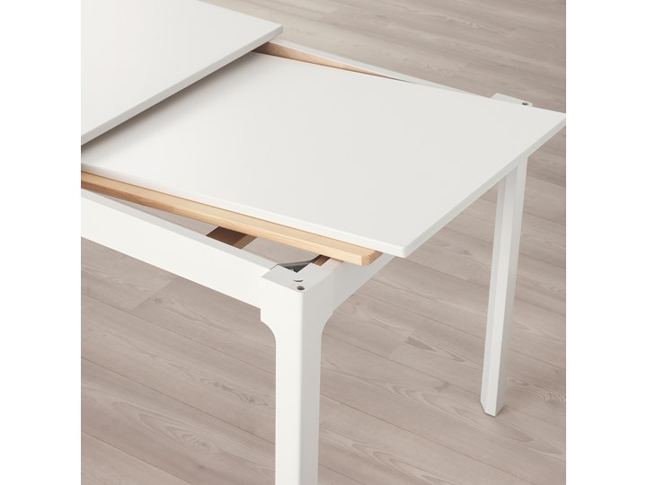 IKEA EKEDALEN Stół rozkładany, Biały, 120/180x80 cm Płyta MDF Szerokość 180 cm Kategoria Stoły kuchenne Długość 120 cm  Rozkładanie Rozkładane
