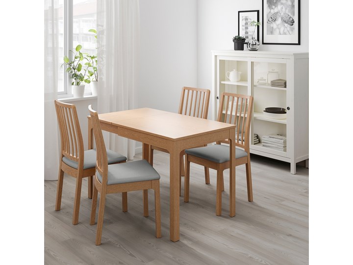 EKEDALEN Stół rozkładany Rozkładanie Rozkładane Szerokość 70 cm Długość 80 cm Wysokość 75 cm Drewno Długość 120 cm Kolor Beżowy
