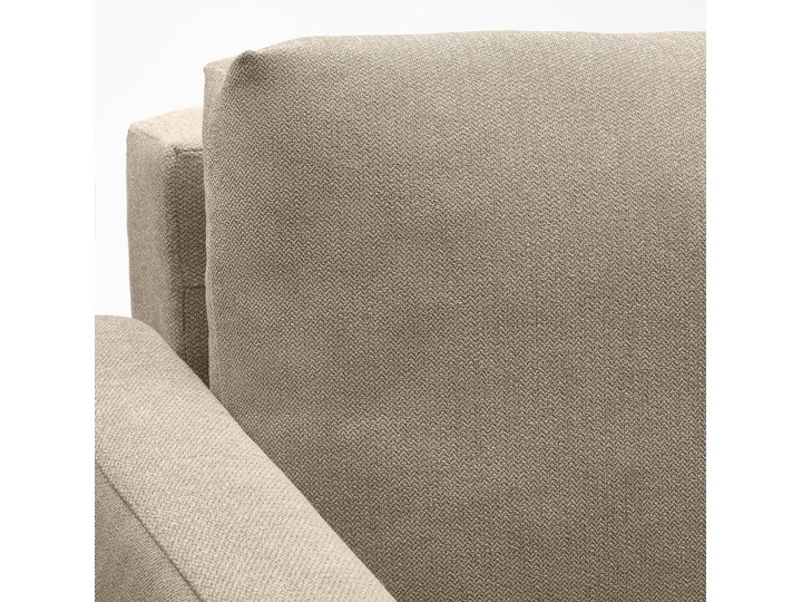 IKEA FRIHETEN Rozkładana sofa 3-osobowa, Hyllie beżowy, Szerokość: 225 cm Amerykanka Głębokość 105 cm Funkcje Z pojemnikiem na pościel