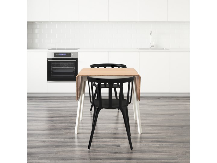 IKEA IKEA PS 2012 / IKEA PS 2012 Stół i 2 krzesła, bambus/czarny, 74 cm Kategoria Stoły z krzesłami