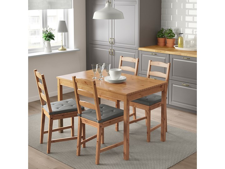 JOKKMOKK Stół i 4 krzesła Kolor Brązowy
