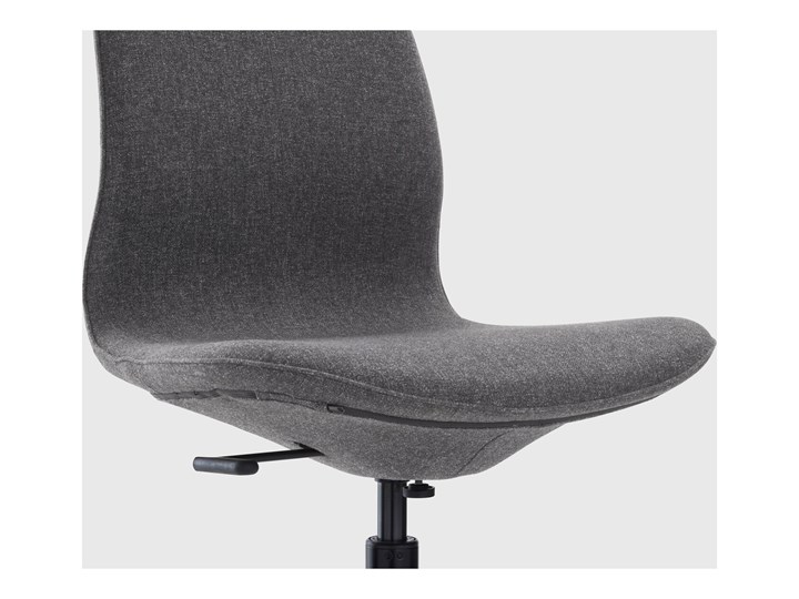 IKEA LÅNGFJÄLL Krzesło konferencyjne, Gunnared ciemnoszary/czarny, Przetestowano dla: 110 kg Typ Regulowane Metal Rodzaj(n) Krzesła