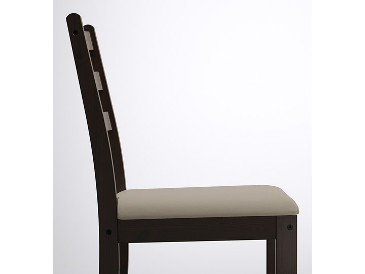 IKEA LERHAMN Stół i 2 krzesła, czarnybrąz/Vittaryd beżowy, 74x74 cm Pomieszczenie Jadalnia Kategoria Stoły z krzesłami