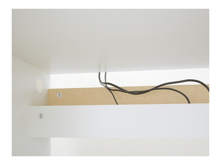 MALM Biurko Biurko tradycyjne Głębokość 65 cm Szerokość 140 cm Kolor Biały