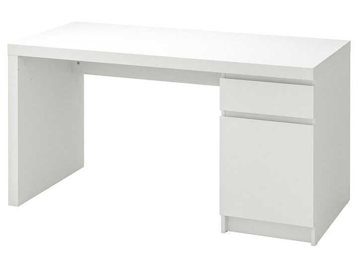 MALM Biurko Głębokość 65 cm Biurko tradycyjne Szerokość 140 cm Styl Nowoczesny