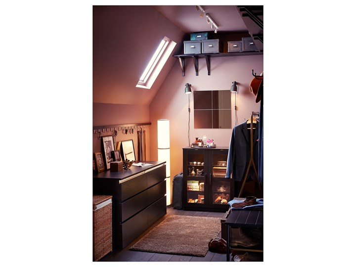 IKEA MALM Komoda, 6 szuflad, Czarnobrąz, 160x78 cm Z szufladami Pomieszczenie Sypialnia Szerokość 160 cm Płyta MDF Kategoria Komody