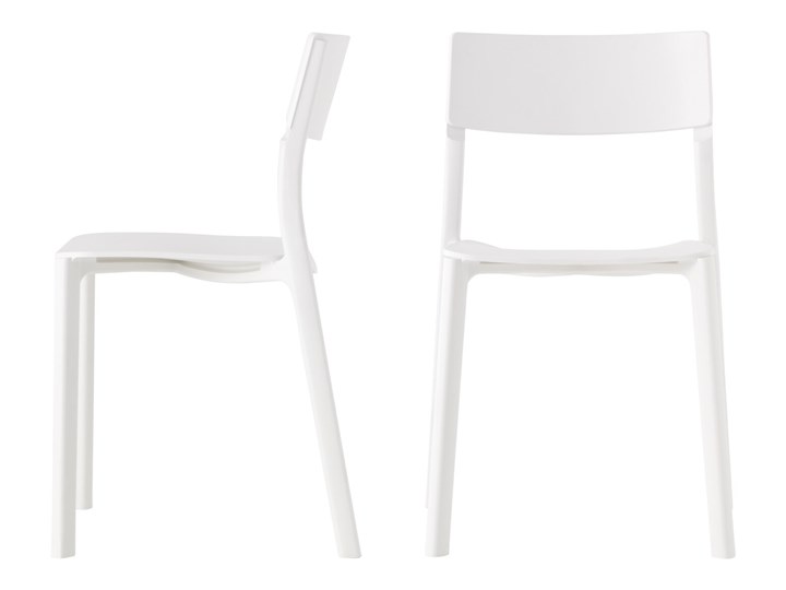 IKEA MELLTORP / JANINGE Stół i 4 krzesła, biały/biały, 125 cm Kategoria Stoły z krzesłami Pomieszczenie Salon