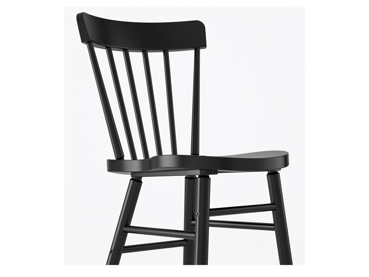 IKEA MÖCKELBY / NORRARYD Stół i 6 krzeseł, dąb/czarny, 235x100 cm Kolor Beżowy Kategoria Stoły z krzesłami