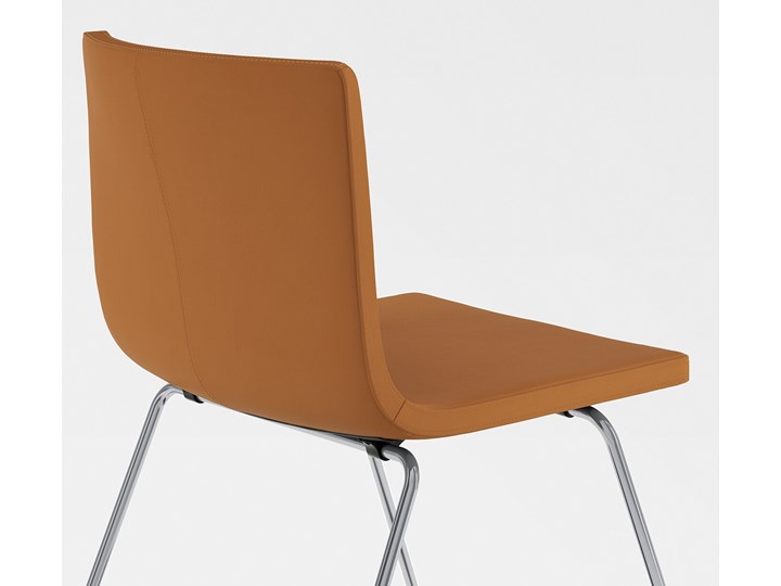 IKEA MÖRBYLÅNGA / BERNHARD Stół i 4 krzesła, okl dęb/Mjuk złoto-brązowy, 140x85 cm Kolor Złoty Kategoria Stoły z krzesłami