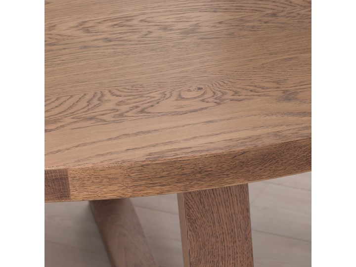 IKEA MÖRBYLÅNGA Stół, okl dęb brązowa bejca, 145 cm Drewno Wysokość 75 cm Styl Minimalistyczny