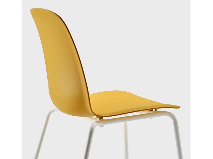 IKEA NORDVIKEN / LEIFARNE Stół i 2 krzesła, biały/Broringe ciemnożółty, 74/104x74 cm Pomieszczenie Jadalnia