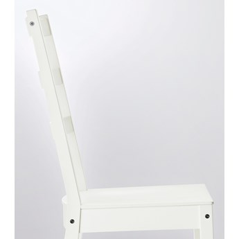 IKEA NORDVIKEN / NORDVIKEN Stół i 2 krzesła, biały/biały, 74/104x74 cm