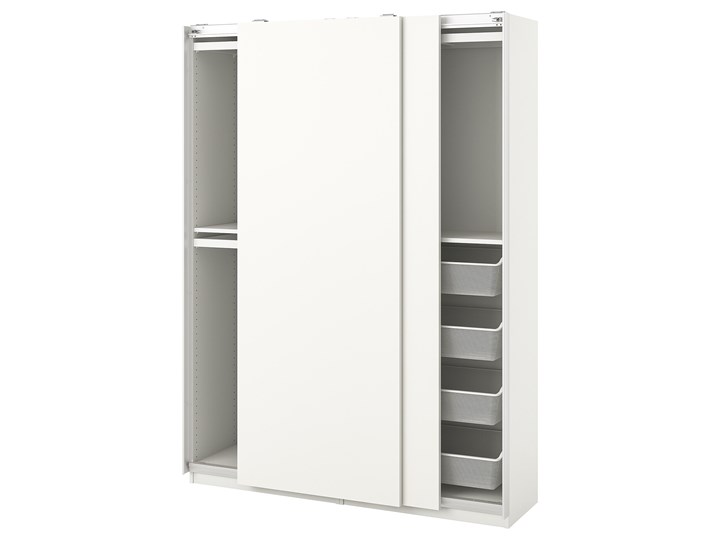 PAX / HASVIK Kombinacja szafy Rodzaj drzwi Przesuwne Głębokość 44 cm Szerokość 150 cm Wysokość 201,2 cm Typ Modułowa