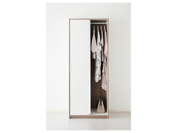TRYSIL Szafa Szerokość 79 cm Ilość drzwi Dwudrzwiowe Głębokość 61 cm Wysokość 202 cm Pomieszczenie Sypialnia