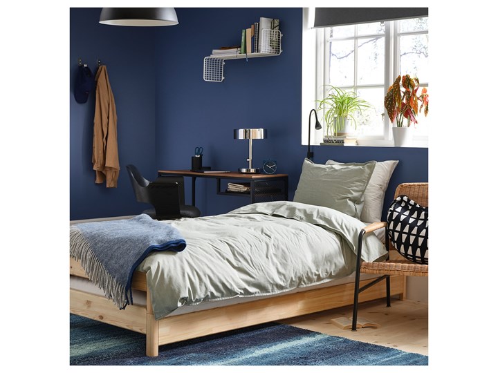 IKEA UTÅKER Łóżko sztaplowane, sosna, 80x200 cm Podwójne Kategoria Łóżka dla dzieci Drewno Kolor Beżowy