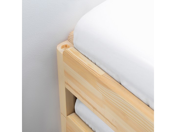 IKEA UTÅKER Łóżko sztaplowane, sosna, 80x200 cm Kategoria Łóżka dla dzieci Podwójne Drewno Kolor Beżowy