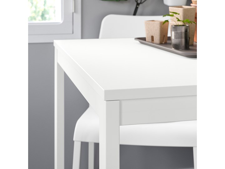 IKEA VANGSTA / TEODORES Stół i 4 krzesła, biały/biały, 120/180 cm Kategoria Stoły z krzesłami