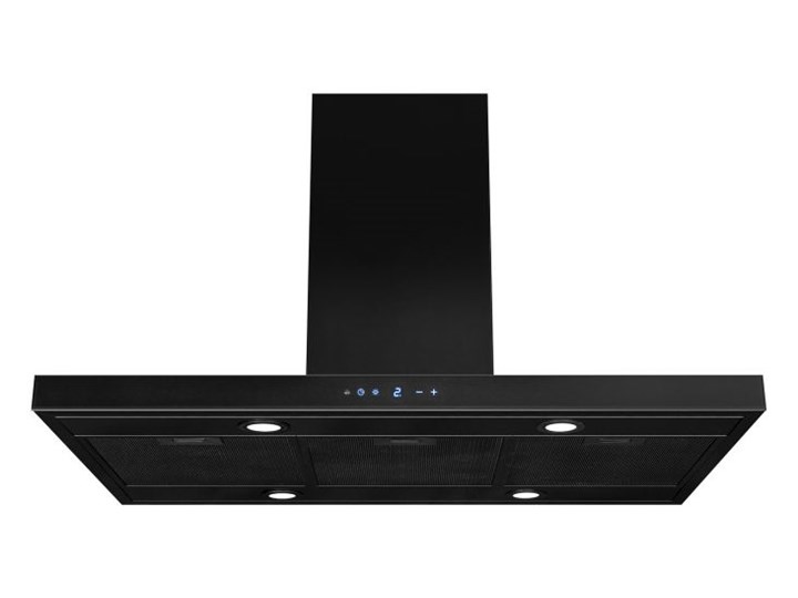 Okap wyspowy Sento Island Black Matt 90 cm Szerokość 60 cm Poziom hałasu 42 dB Sterowanie Elektroniczne