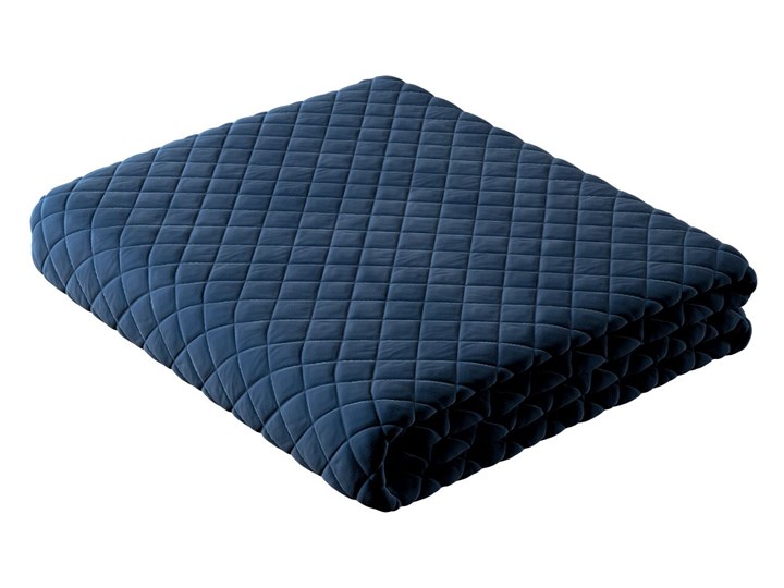 Narzuta Posh Velvet, granat, 100x160cm, Posh Velvet Poliester 100x160 cm Bawełna Wzór Pikowany