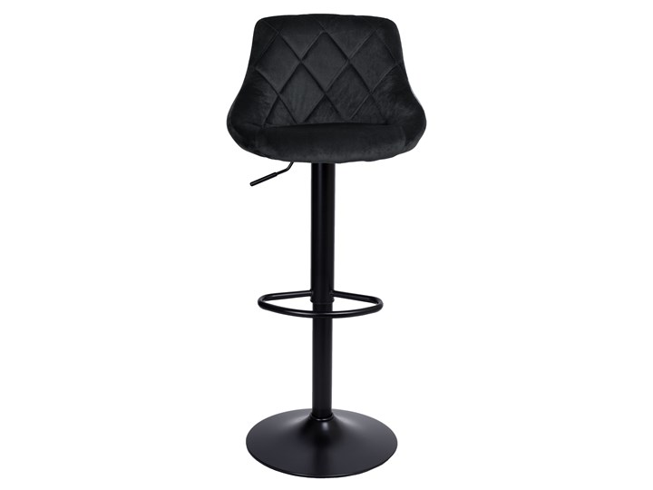 Krzesło obrotowe Cydro Black czarne Velvet Rodzaj(n) Krzesła Metal Welur Skóra Tkanina Głębokość 38 cm Styl Industrialny