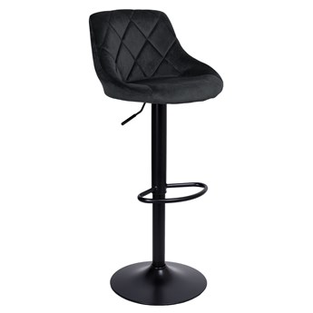 Krzesło obrotowe Cydro Black czarne Velvet