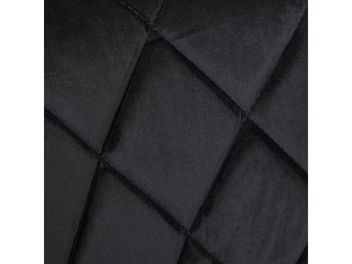 Krzesło obrotowe Cydro Black czarne Velvet Skóra Welur Tkanina Metal Głębokość 38 cm Pomieszczenie Biuro i pracownia Typ Tapicerowane