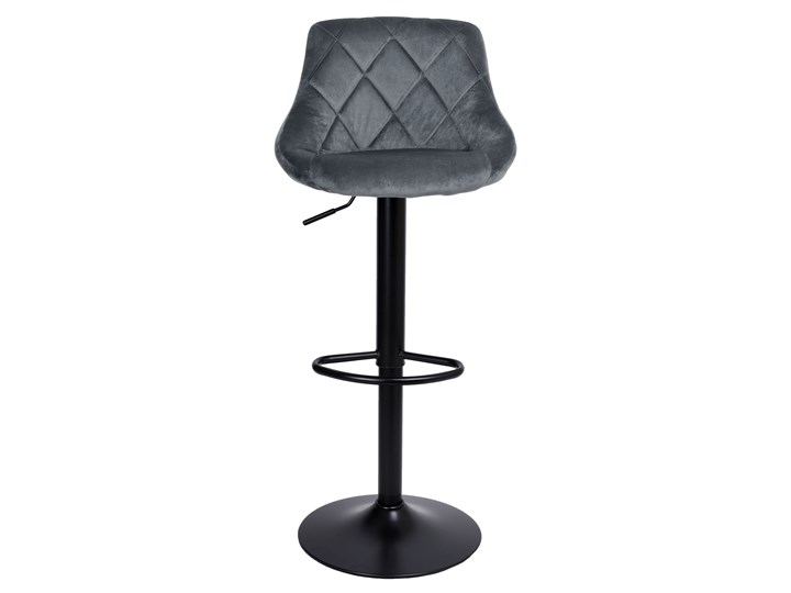 Krzesło obrotowe Cydro Black grafitowe Velvet Skóra Głębokość 38 cm Welur Tkanina Metal Rodzaj(n) Krzesła