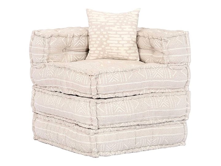 Dwuosobowa beżowa sofa modułowa - Demri 3D Szerokość 70 cm Modułowe Kategoria Sofy i kanapy