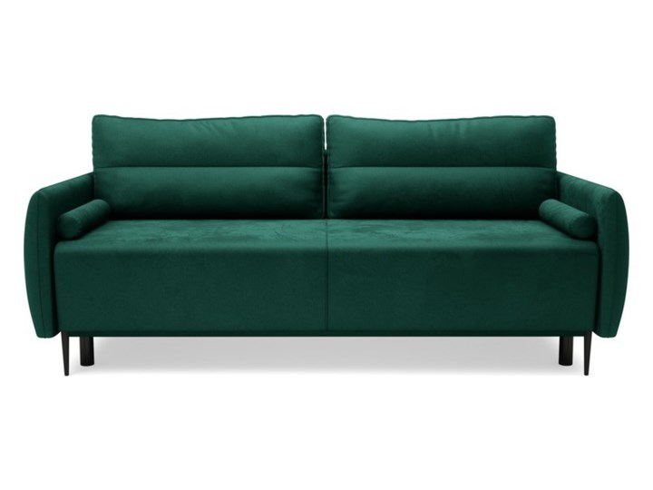 Salony Agata Sofa KIOTO 3-osobowa, rozkładana ZIELONY_NIEBIESKI Boki Z bokami