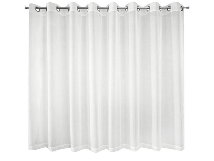 Firana TIA z gładkiego woalu 300 X 160 cm - Eurofirany.com.pl 300x160 cm Poliester Typ Firany gotowe Firana klasyczna Mocowanie Taśma