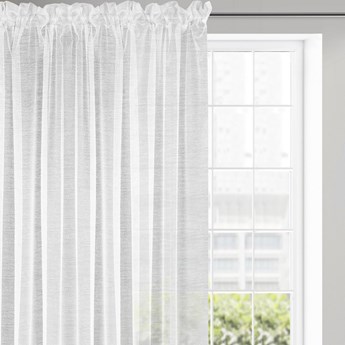 Firana TIA z gładkiego matowego woalu 300 X 300 cm - Eurofirany.com.pl