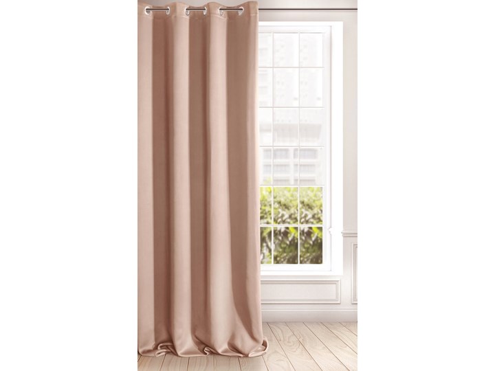 Zasłona zaciemniająca BLACKOUT gładka, półmatowa 140 X 250 cm - Eurofirany.com.pl 135x250 cm 140x250 cm Poliester Kolor Czarny