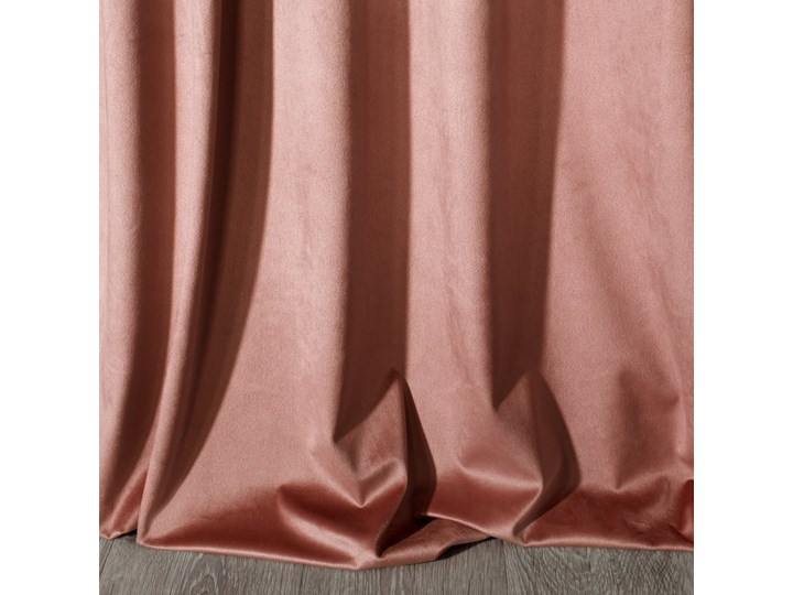 DESIGN 91 Zasłona ROSA z jednokolorowego miękkiego welwetu 140 X 270 cm - Eurofirany.com.pl Poliester 140x270 cm Mocowanie Tunel Mocowanie Taśma
