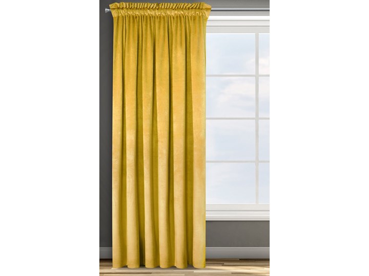 DESIGN 91 Zasłona ROSA z jednokolorowego miękkiego welwetu 140 X 270 cm - Eurofirany.com.pl 140x270 cm 135x270 cm Kategoria Zasłony Poliester Typ Zasłony gotowe