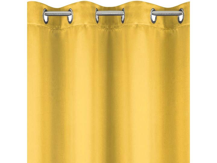Zasłona zaciemniająca BLACKOUT gładka, półmatowa 135 X 250 cm - Eurofirany.com.pl Poliester 135x250 cm Kolor Żółty