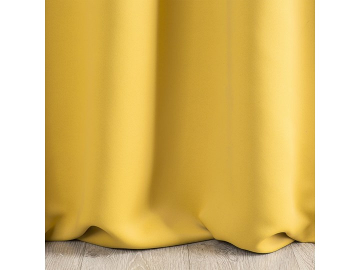 Zasłona zaciemniająca BLACKOUT gładka, półmatowa 135 X 250 cm - Eurofirany.com.pl 135x250 cm Poliester Kategoria Zasłony Kolor Żółty
