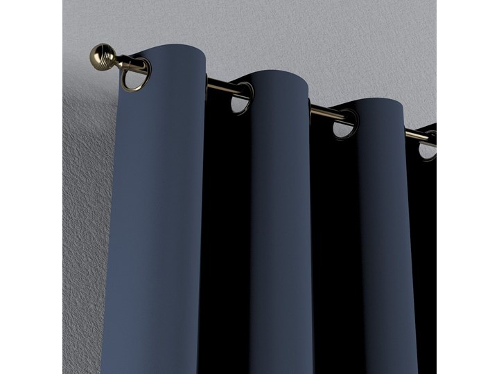 Zasłona zaciemniająca na kółkach 1 szt., granatowy, 1szt 140 × 260 cm, Blackout - zaciemniające 140x260 cm Poliester Mocowanie Szelki Pomieszczenie Salon