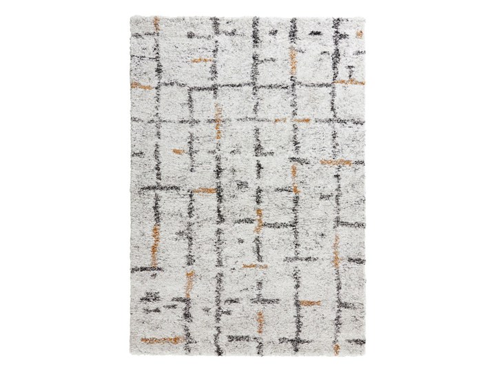 Kremowy dywan Mint Rugs Grid, 160x230 cm Dywany Prostokątny Syntetyk Kolor Szary