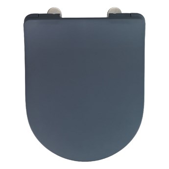 Szara deska sedesowa Wenko Sedilo Grey, 45,2x36,2 cm