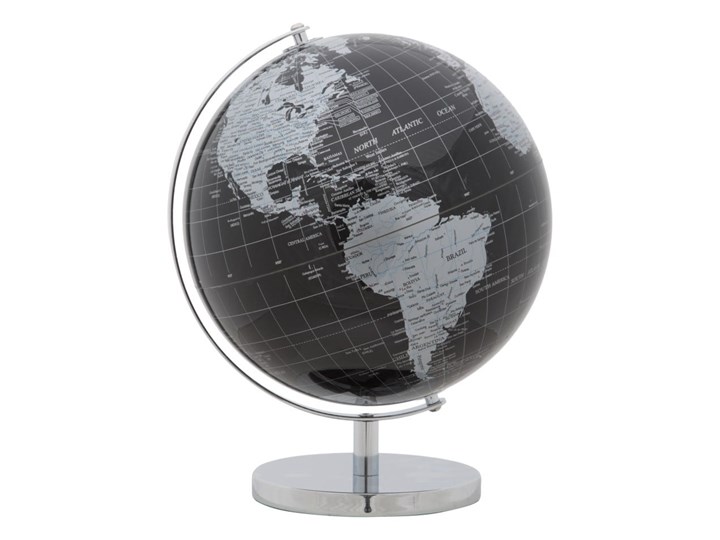 Globus dekoracyjny Mauro Ferretti Dark World, ⌀ 25 cm Tworzywo sztuczne Globusy Metal Kategoria Figury i rzeźby