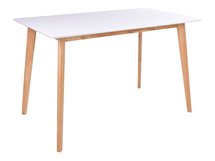 Stół z białym blatem Bonami Essentials Vojens, 120x70 cm Kategoria Stoły kuchenne Płyta MDF Drewno Pomieszczenie Stoły do jadalni
