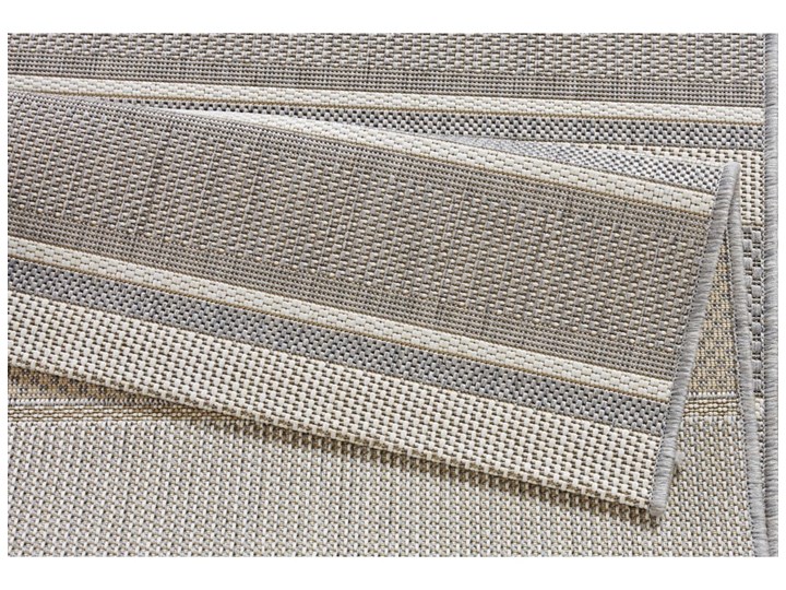 Szary dywan odpowiedni na zewnątrz Bougari Strap, 80x150 cm Chodniki Dywany Syntetyk Prostokątny Kategoria Dywany Pomieszczenie Balkon i taras