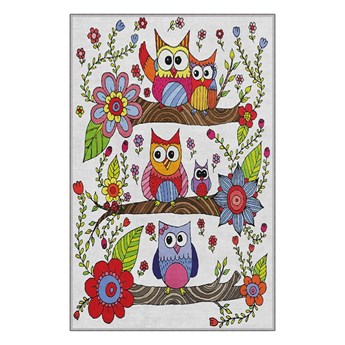 Dziecięcy dywan antypoślizgowy Homefesto Owls, 100x200 cm