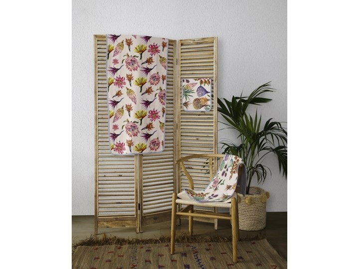 Zestaw 3 ręczników Madre Selva Flores Salvajes Łazienkowe 60x140 cm Kategoria Ręczniki 30x40 cm 40x90 cm Komplet ręczników Młodzieżowe Bawełna Ręcznik kąpielowy Kolor Brązowy