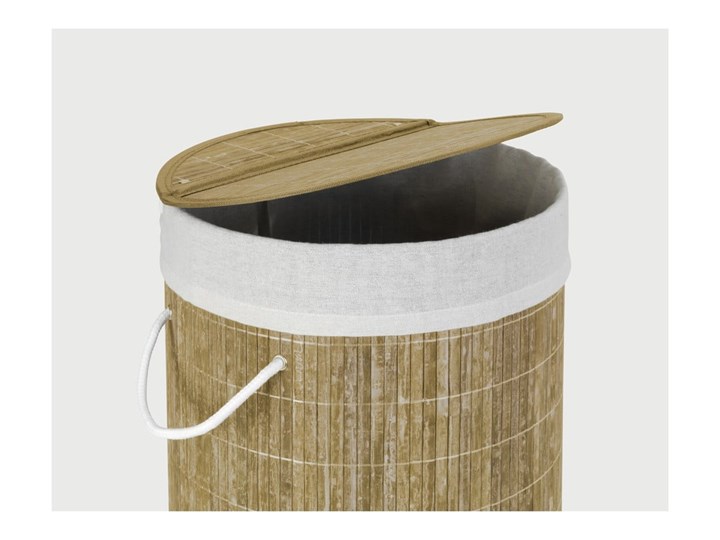 Bambusowy kosz na pranie Wenko Biana, 55 l Kategoria Drewno Kolor Brązowy